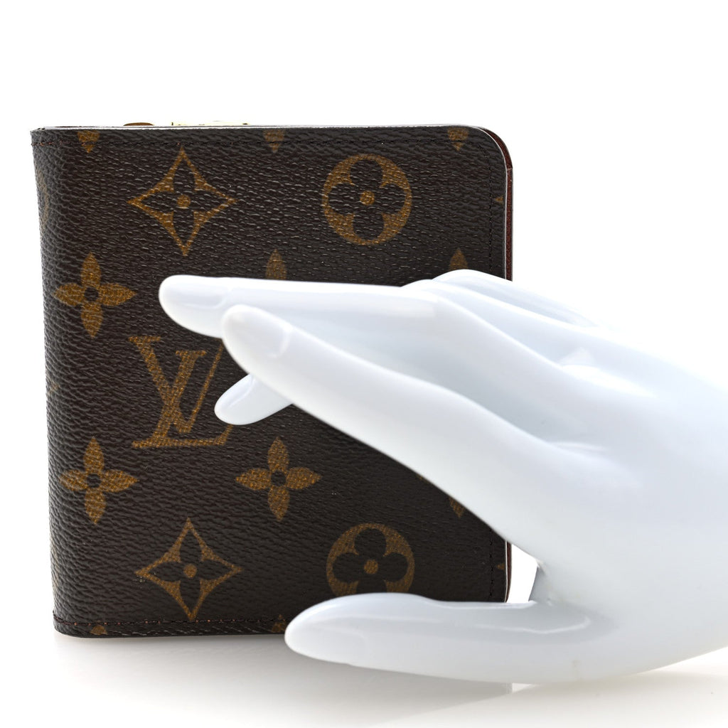 Monogram Compact Zippe Zipped Wallet