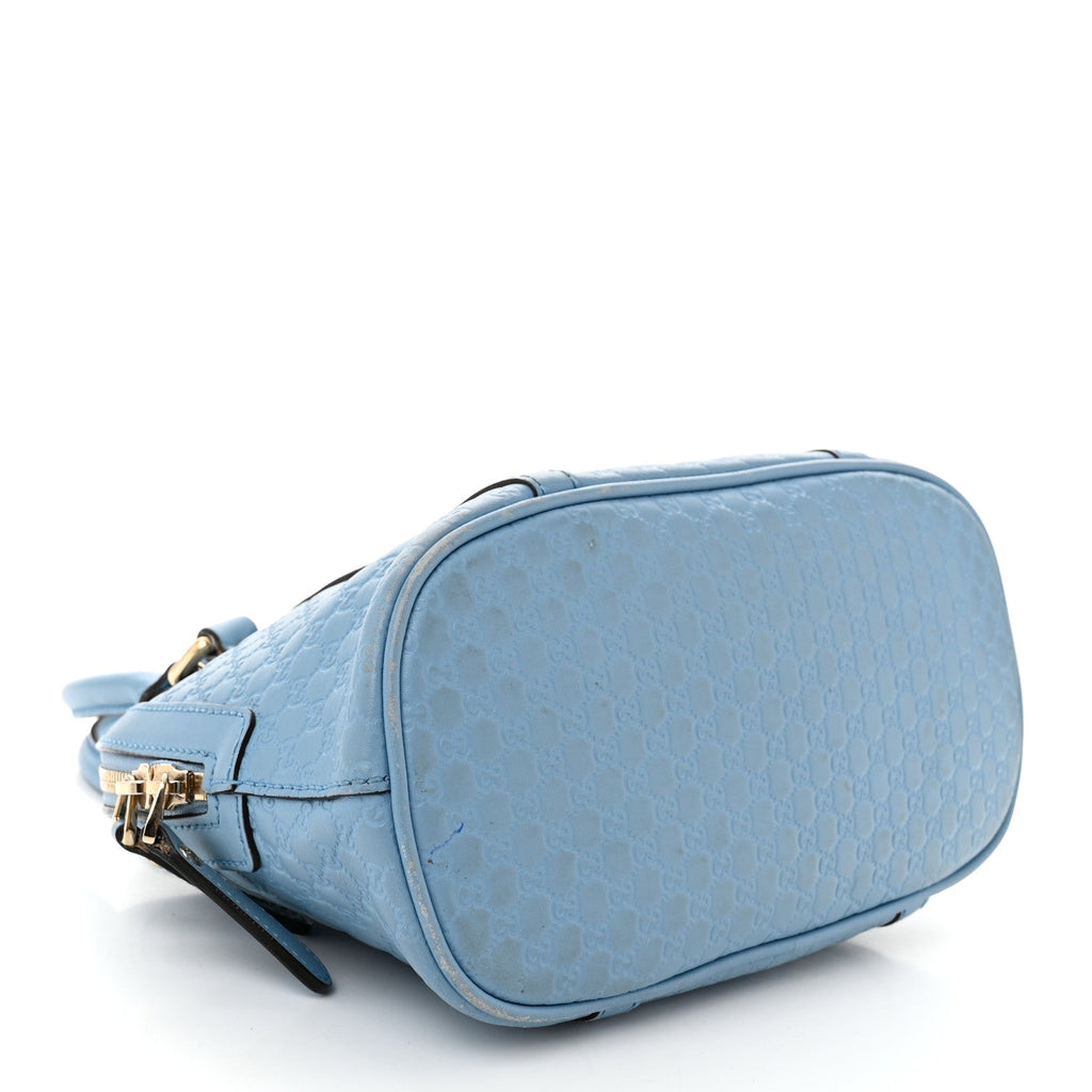 Microguccissima Mini Dome Bag Mineral Blue
