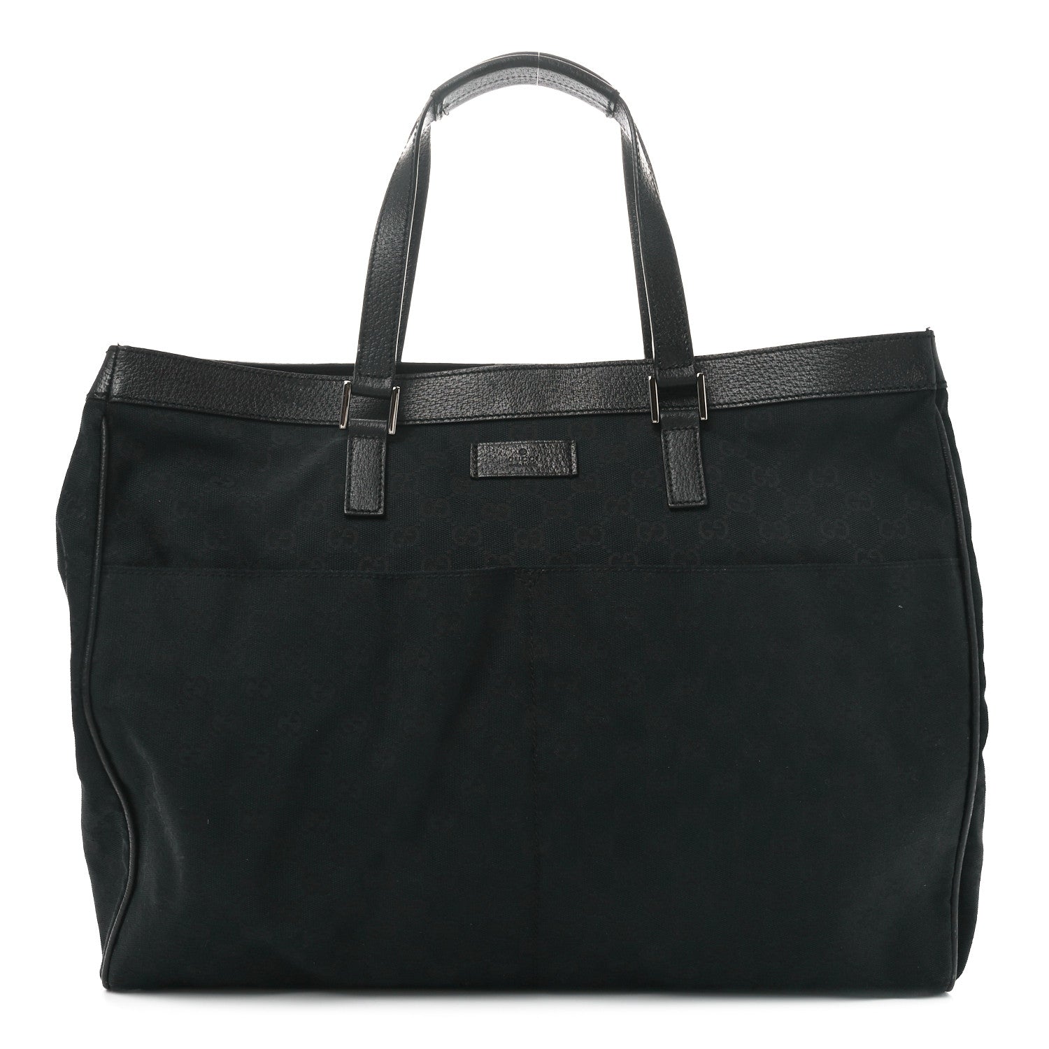 Soft GG Supreme Monogram Tote Black