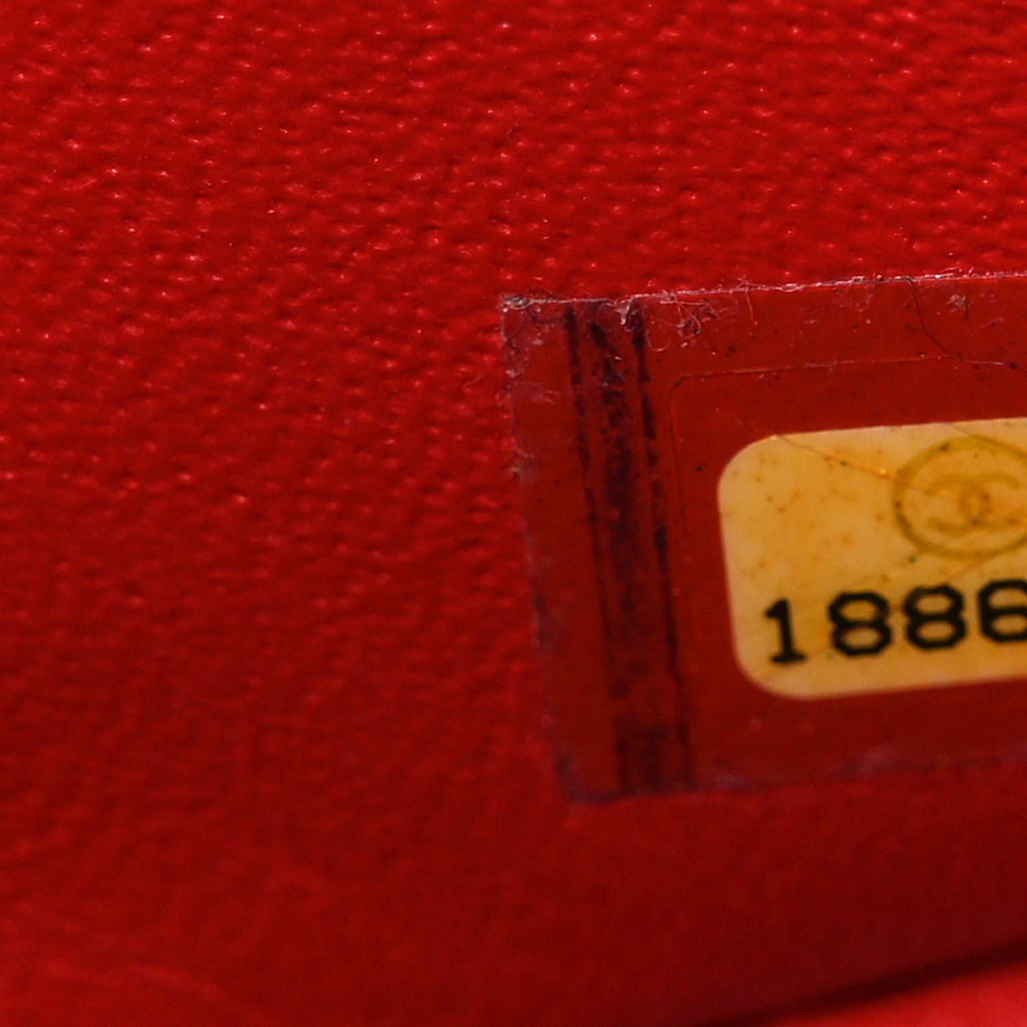 Lambskin Quilted Mini Rectangular Flap Red