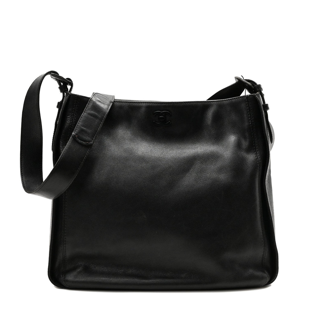 Lambskin Messenger Black