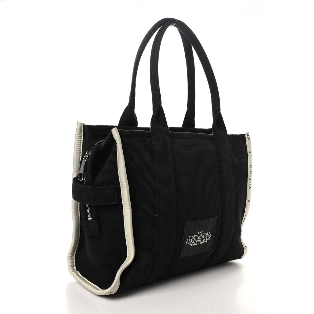 Jacquard Large The Traveler Tote Bag Black