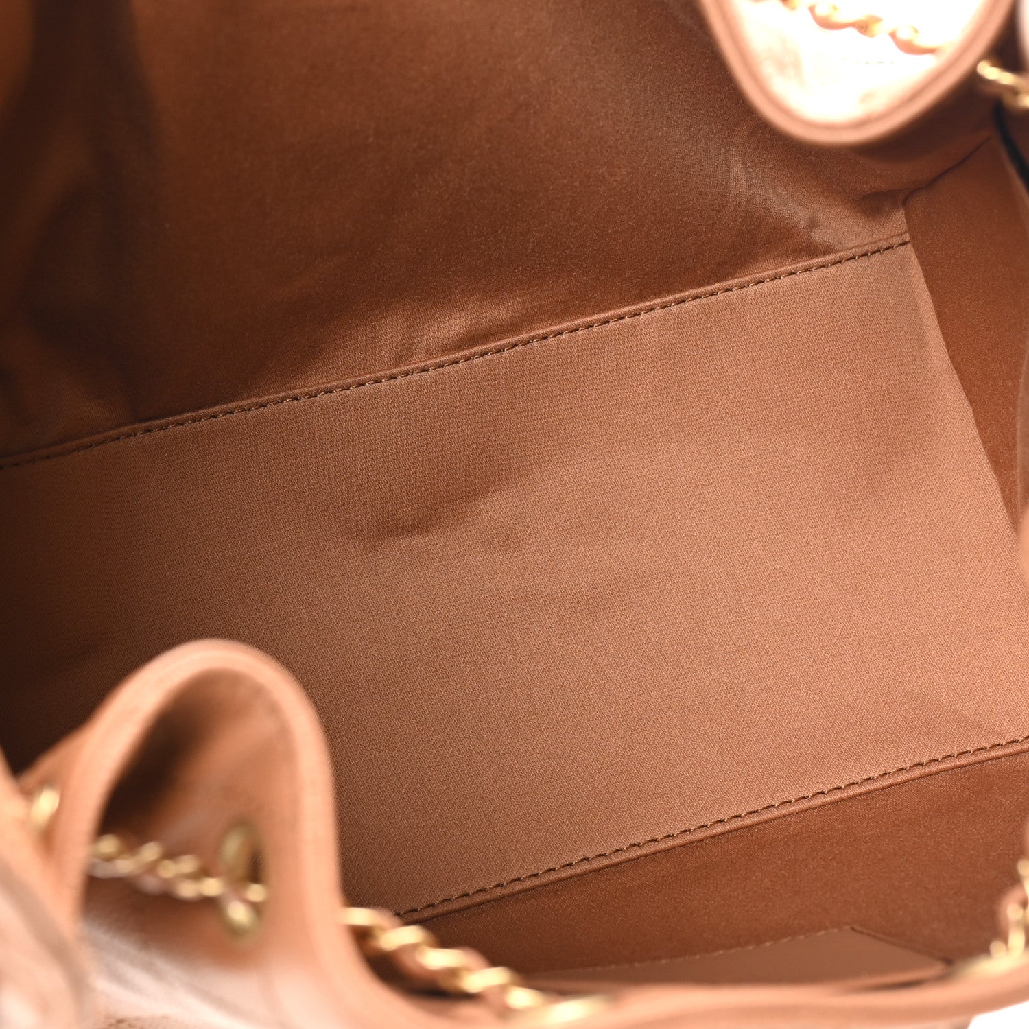 Caviar Quilted Small Chanel 25 Handbag Brown