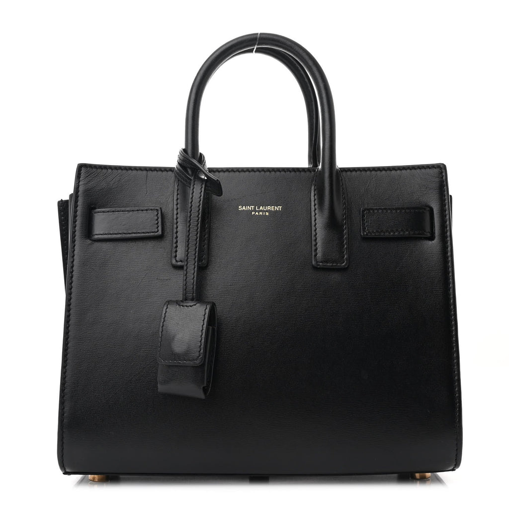 Calfskin Nano Sac De Jour Black