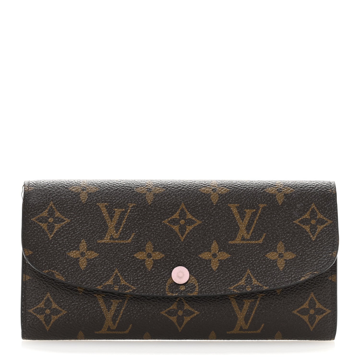 Monogram Emilie Wallet Rose Ballerine