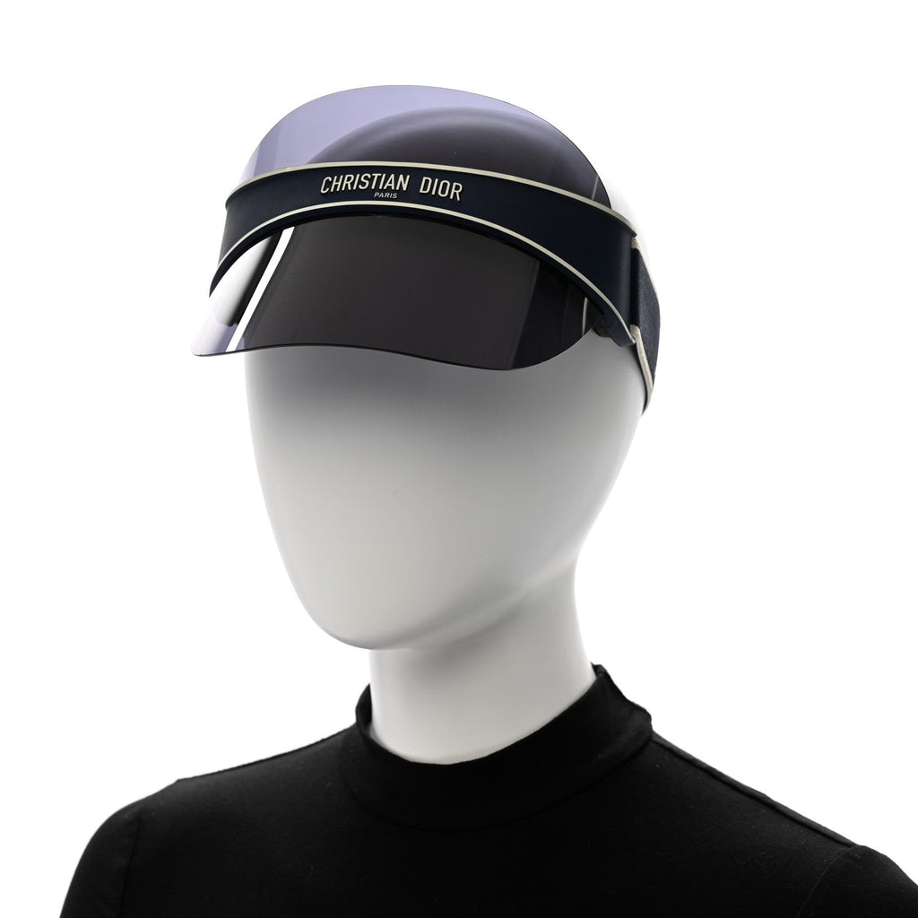 Mirrored DiorClub V1U Sun Visor Blue