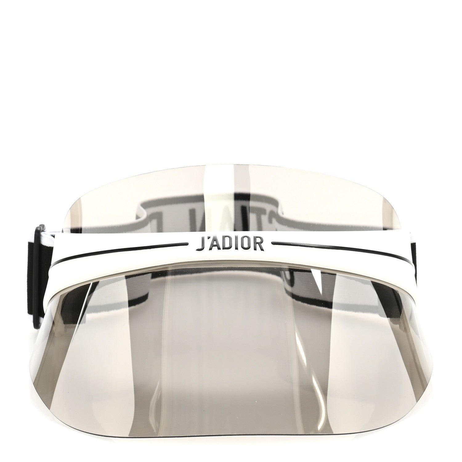 Mirrored DiorClub1 Sun Visor Silver