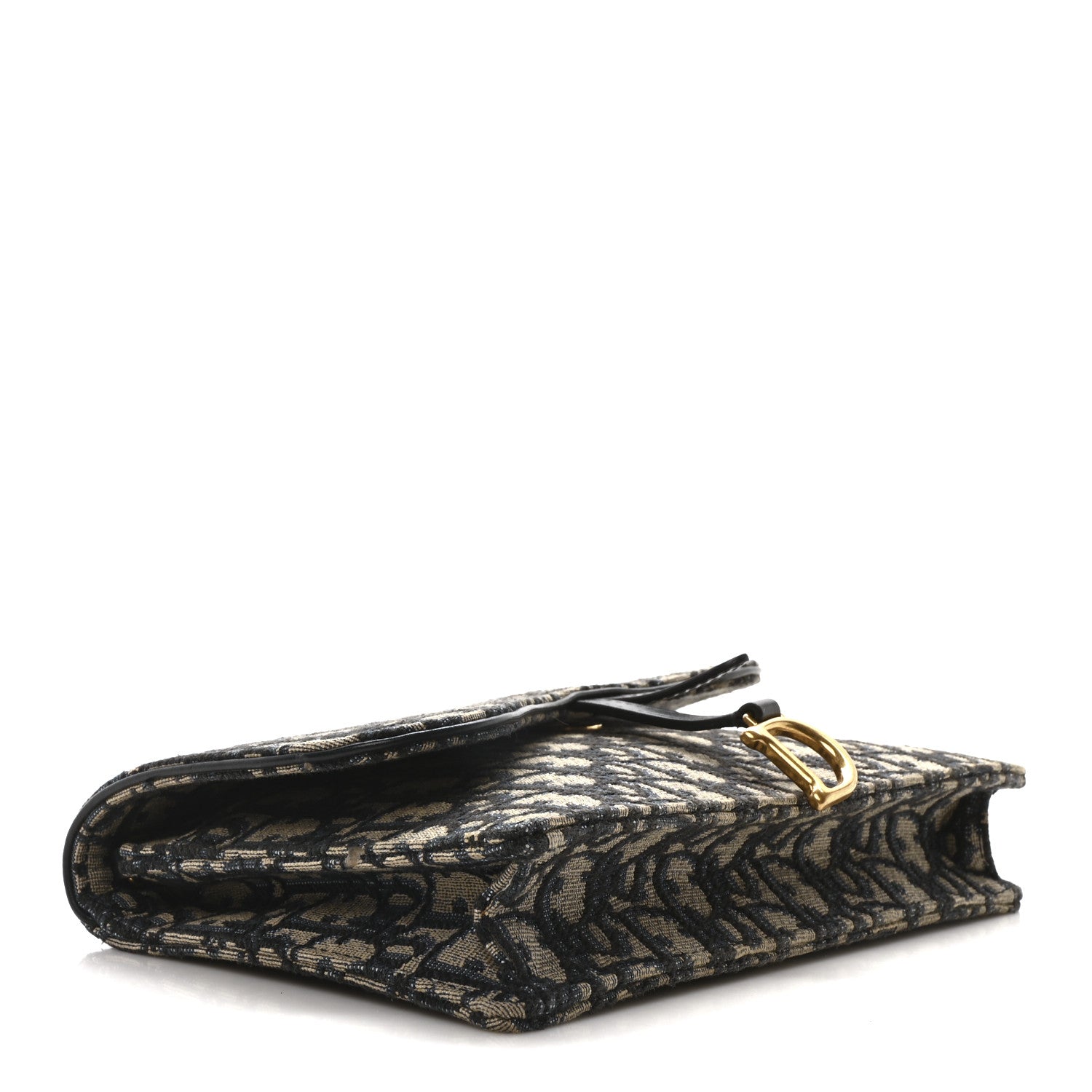 Oblique Saddle Chain Pouch Blue