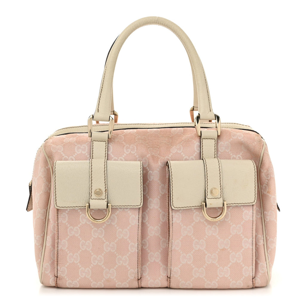 Monogram Medium Abbey Boston Pink