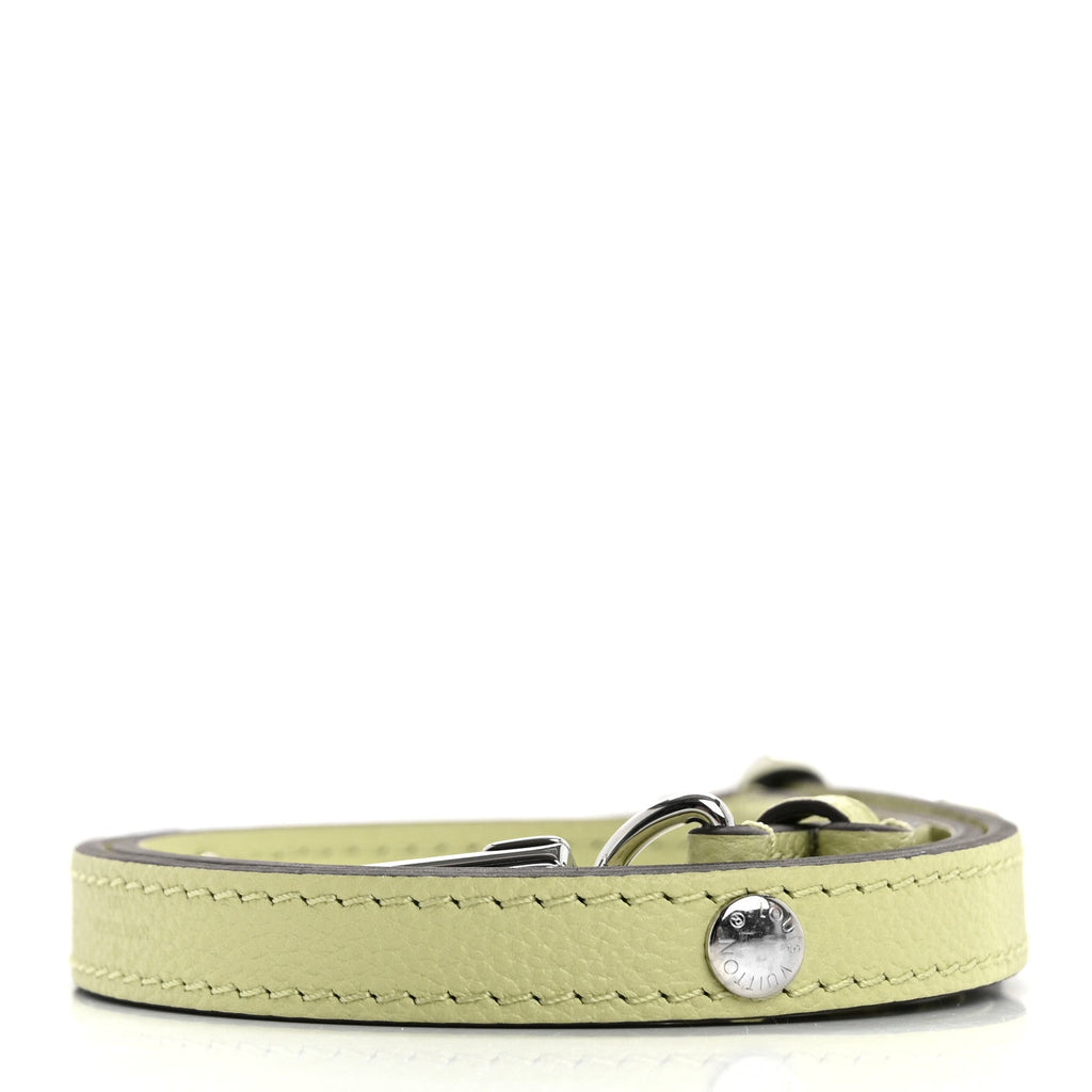 Calfskin Buci Shoulder Strap Light Green
