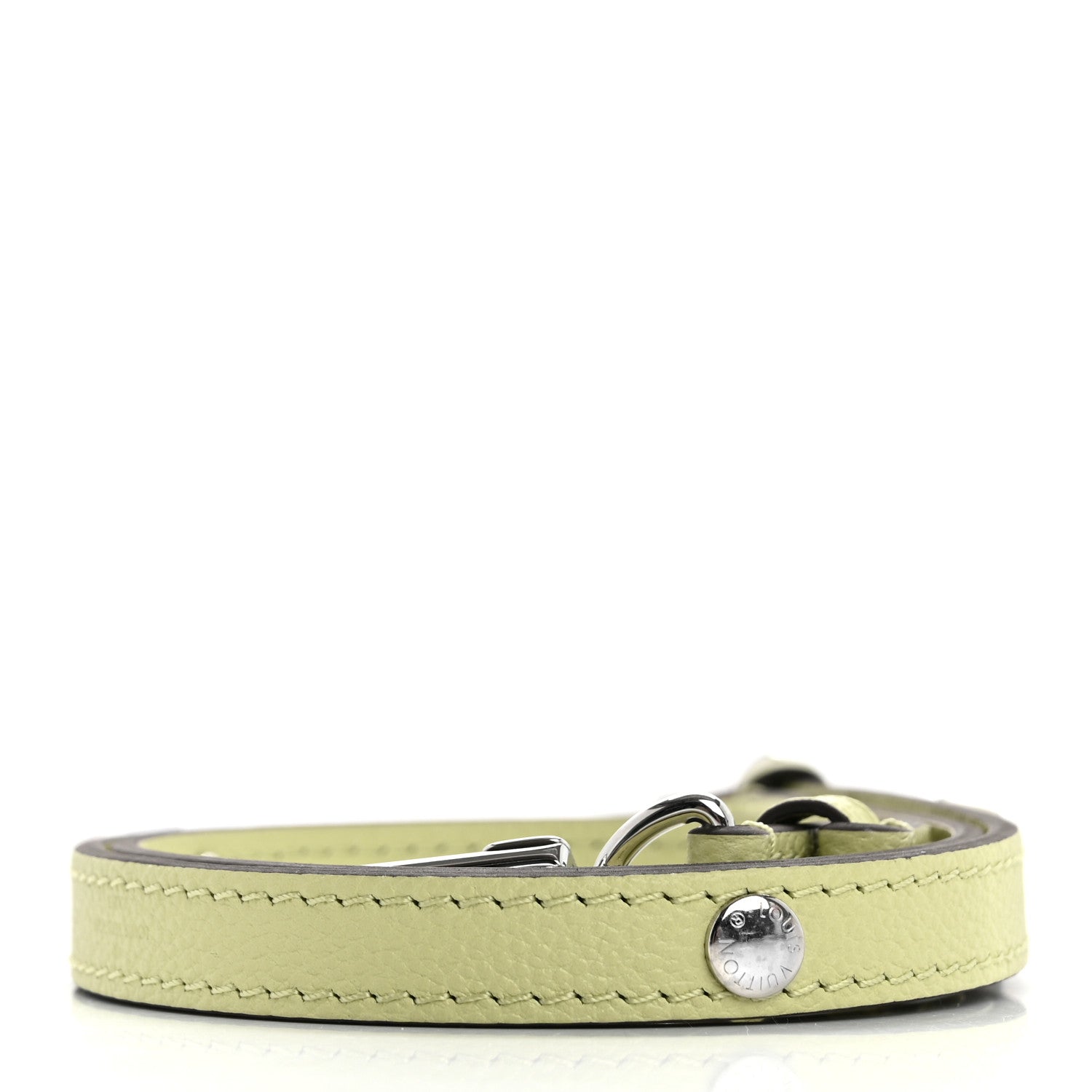 Calfskin Buci Shoulder Strap Light Green