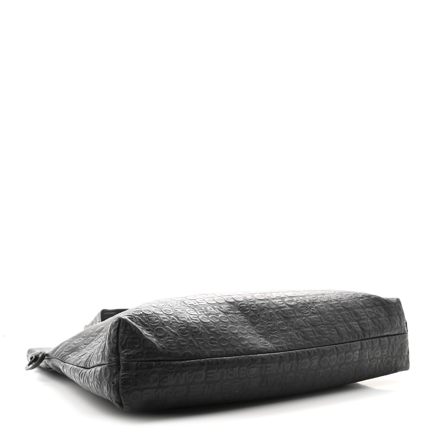 Calfskin Unlimited Drawstring Tote Black