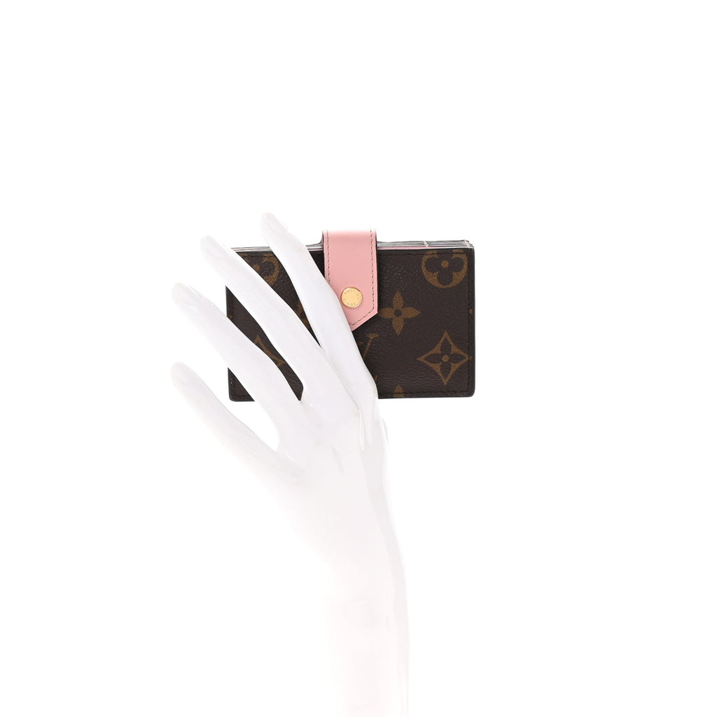 Monogram Gusset  Holder Rose Ballerine