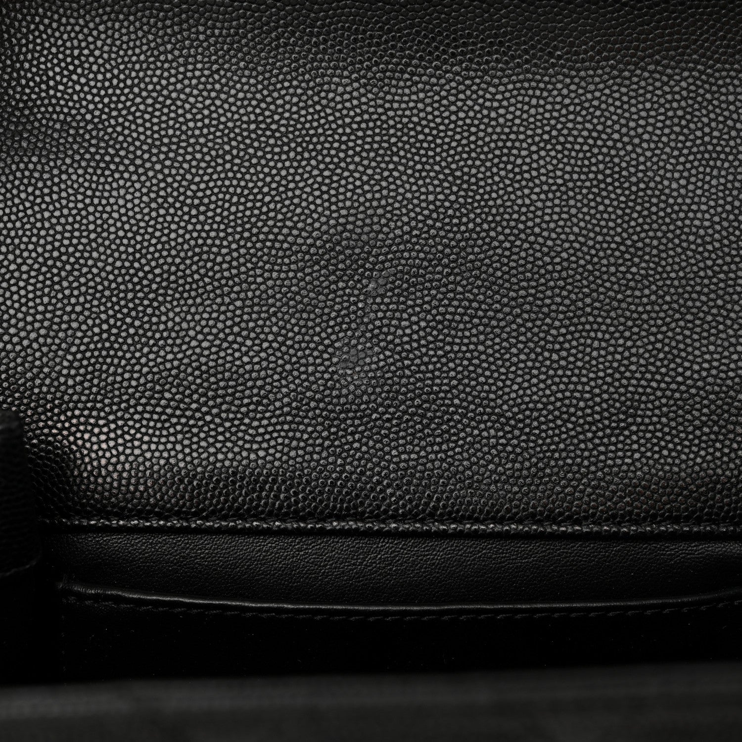 Caviar Quilted Coco First Flap Black