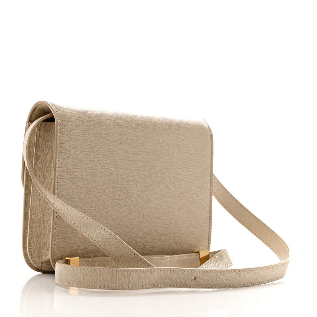 Liege Calfskin Small Classic Box Flap Bag Linen