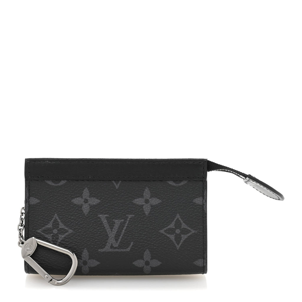 Monogram Eclipse Key Pouch Voyage
