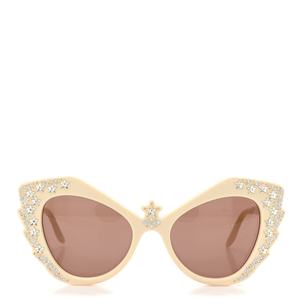 Acetate Crystal Sunglasses GG1095S Ivory