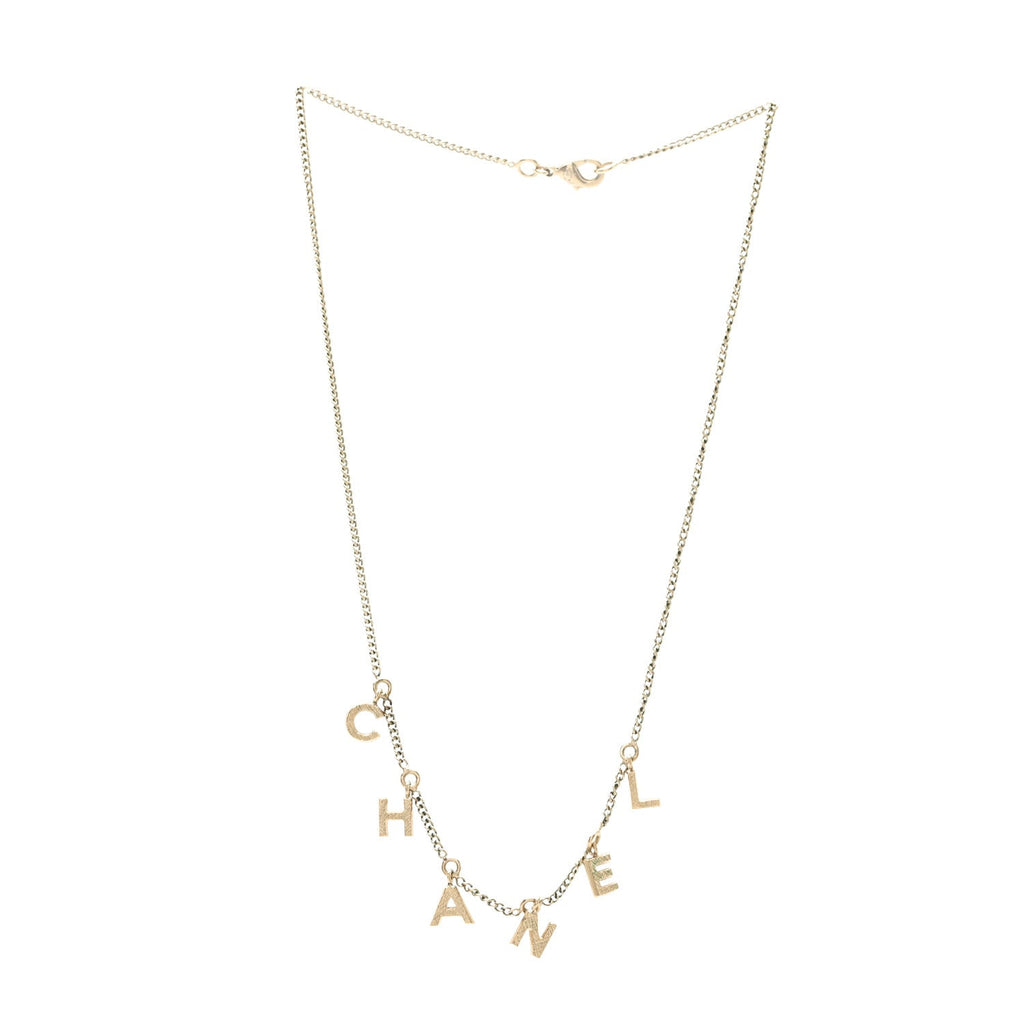 Logo Necklace Gold