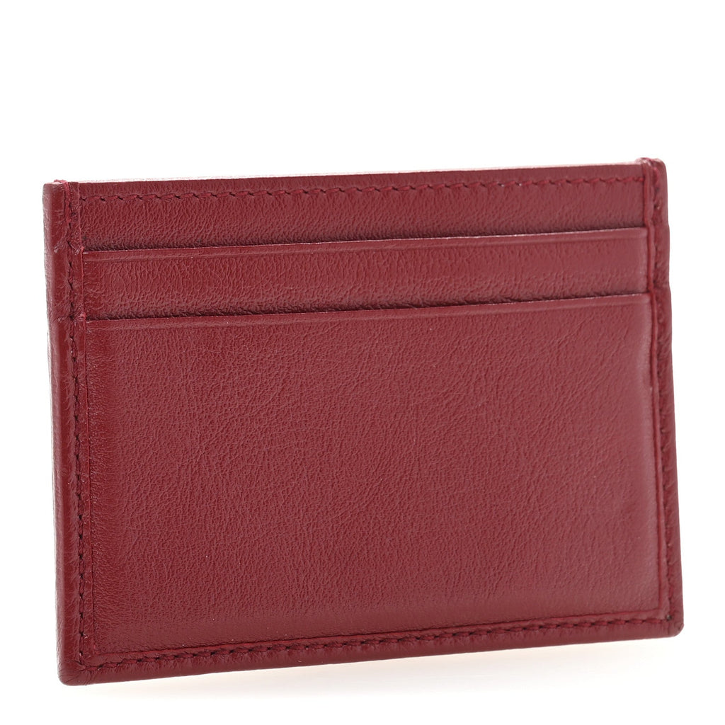 Calfskin Web Rajah  Holder Red