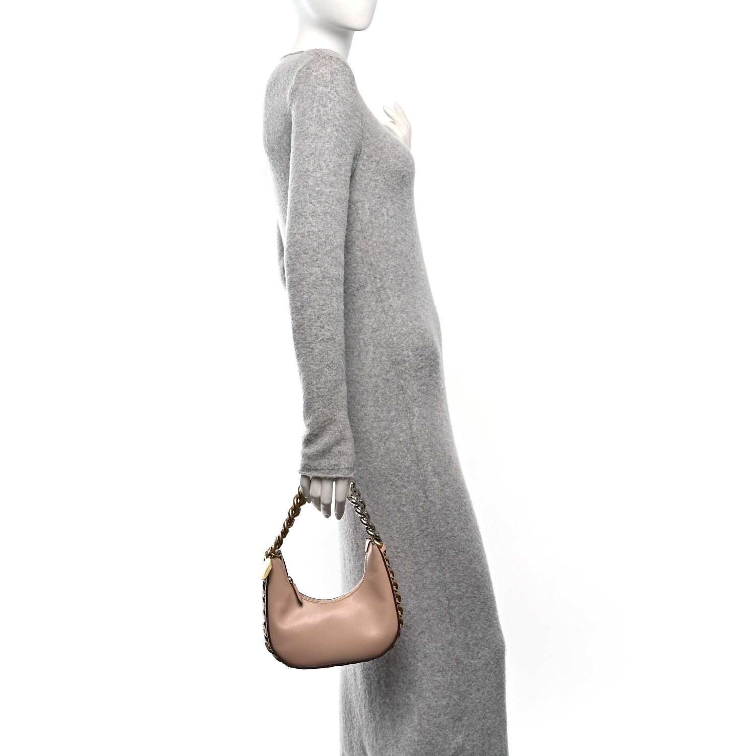 Eco Alter Nappa Mini Frayme Shoulder Bag Dusty Pink