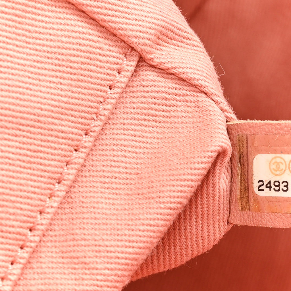 Lurex Boucle Deauville Medium Tote Pink