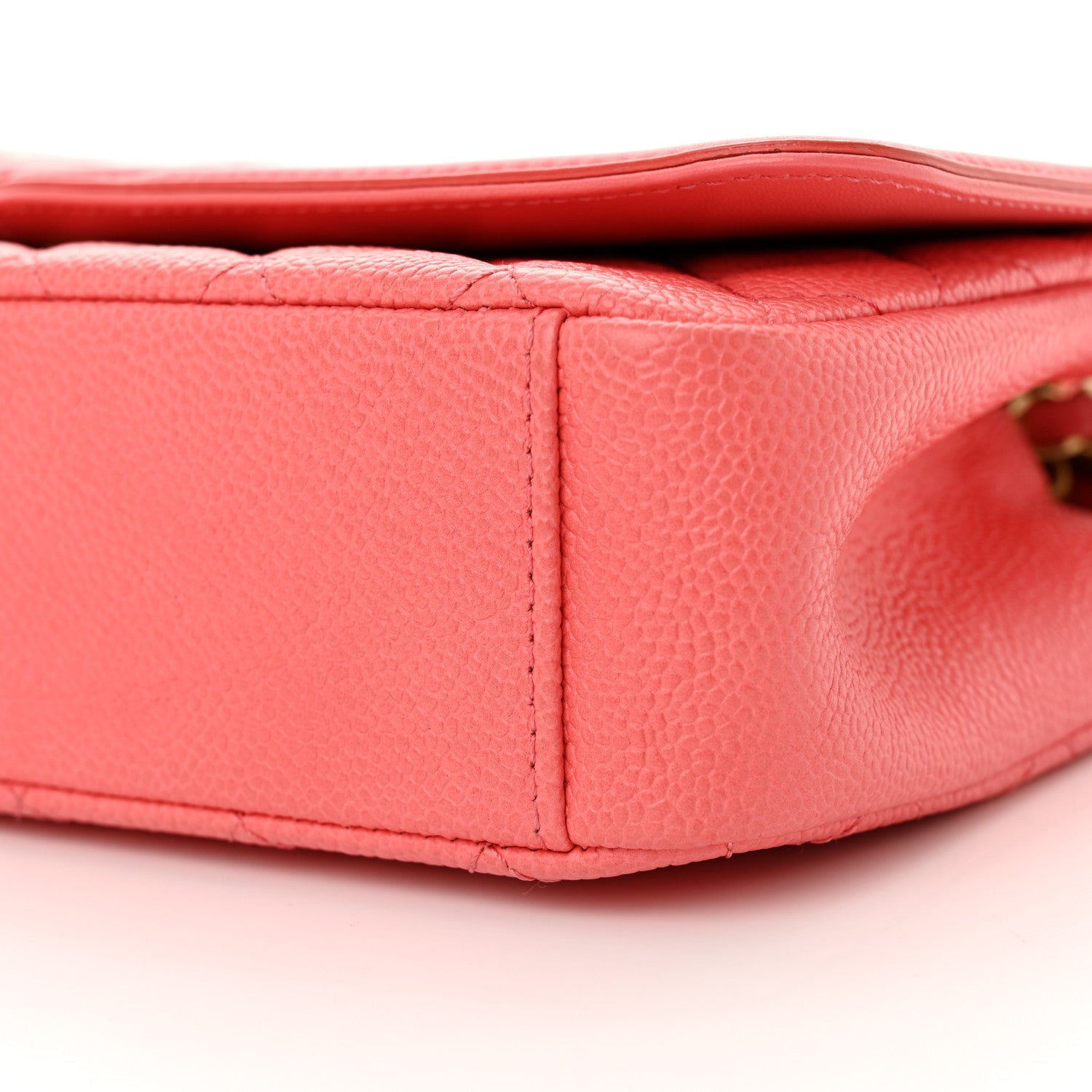 Caviar Quilted Medium CC Filigree Flap Pink