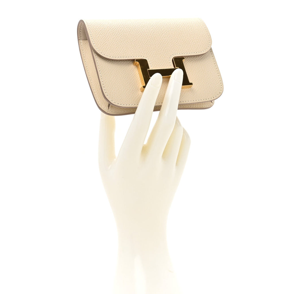 Epsom Constance Slim Wallet Craie