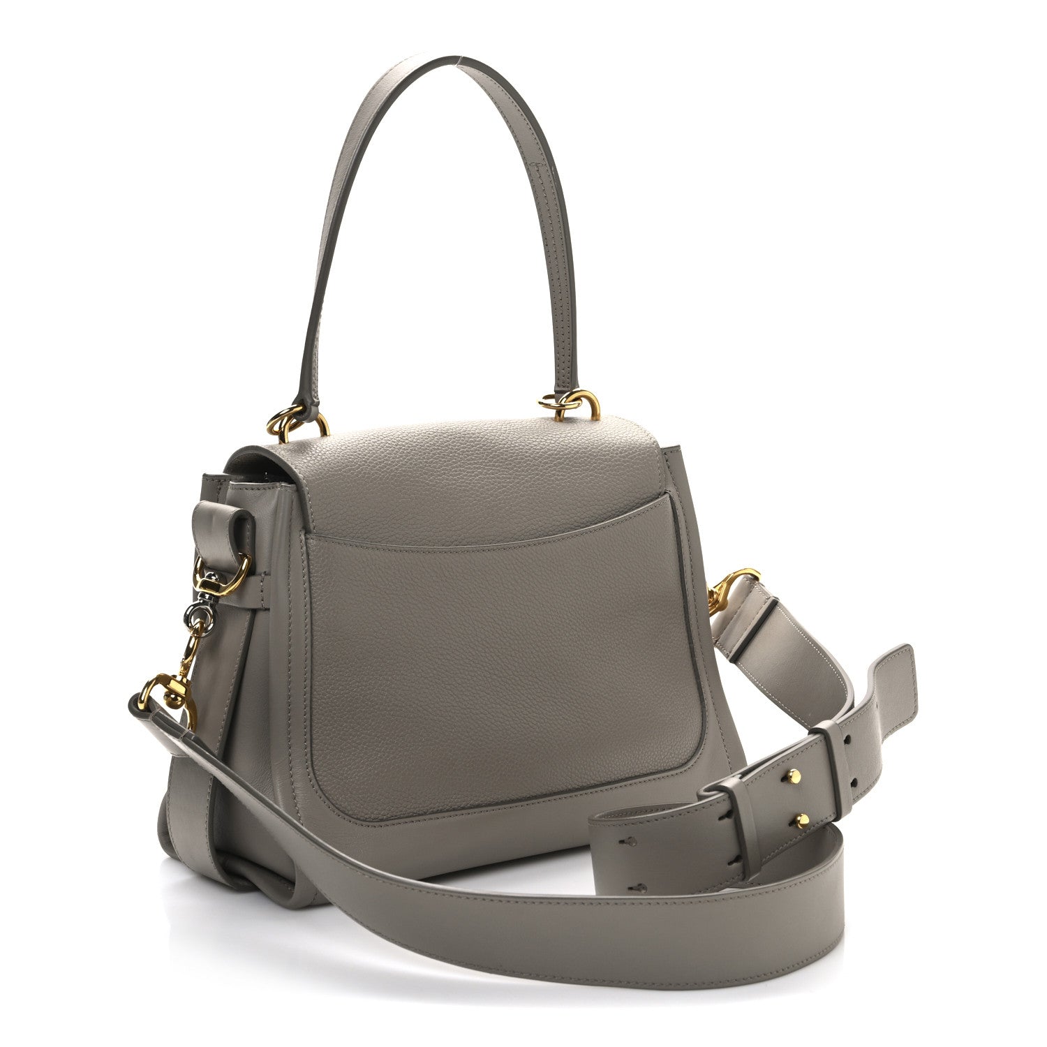 Calfskin Small Tess Day Bag Motty Grey