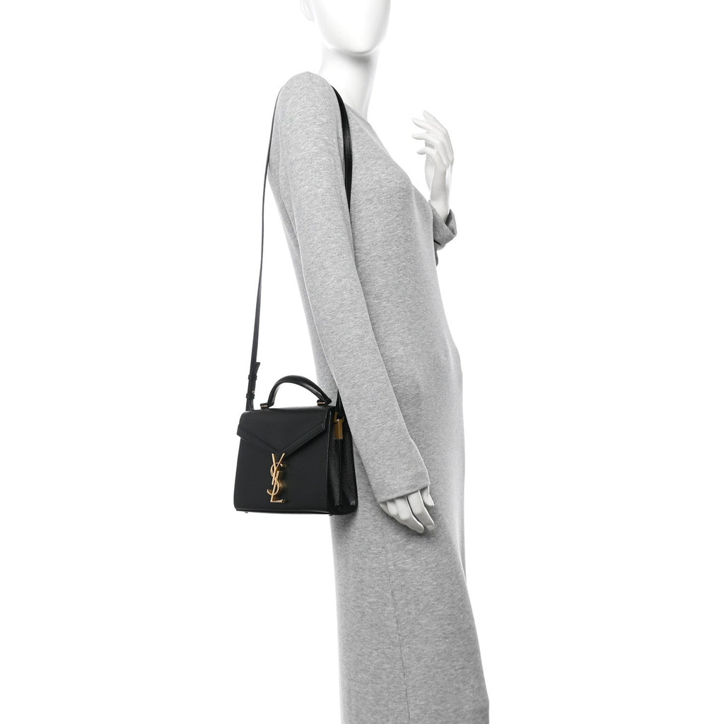 Grain de Poudre Mini Classic Monogram Cassandra Top Handle Black
