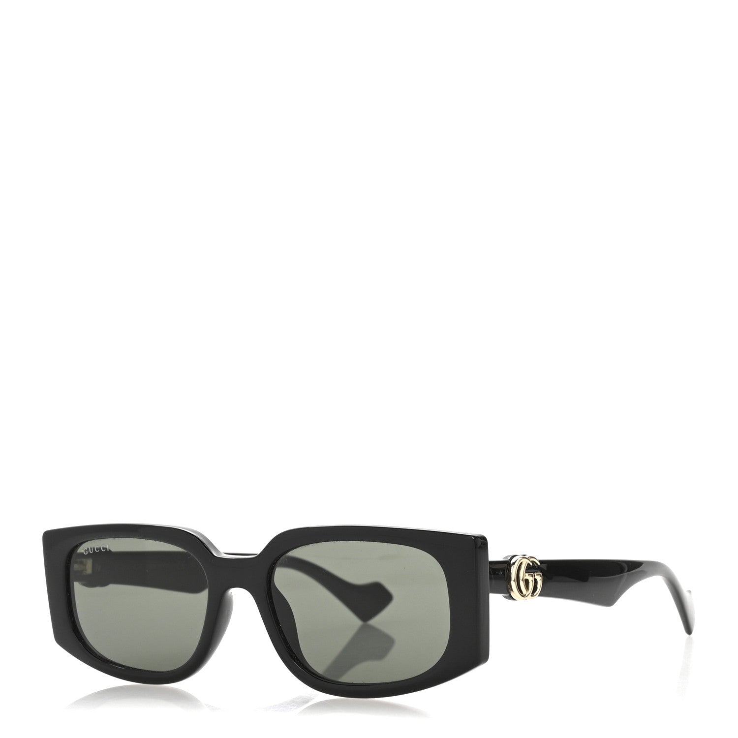 Acetate Rectangle Frame Sunglasses GG1534S Black