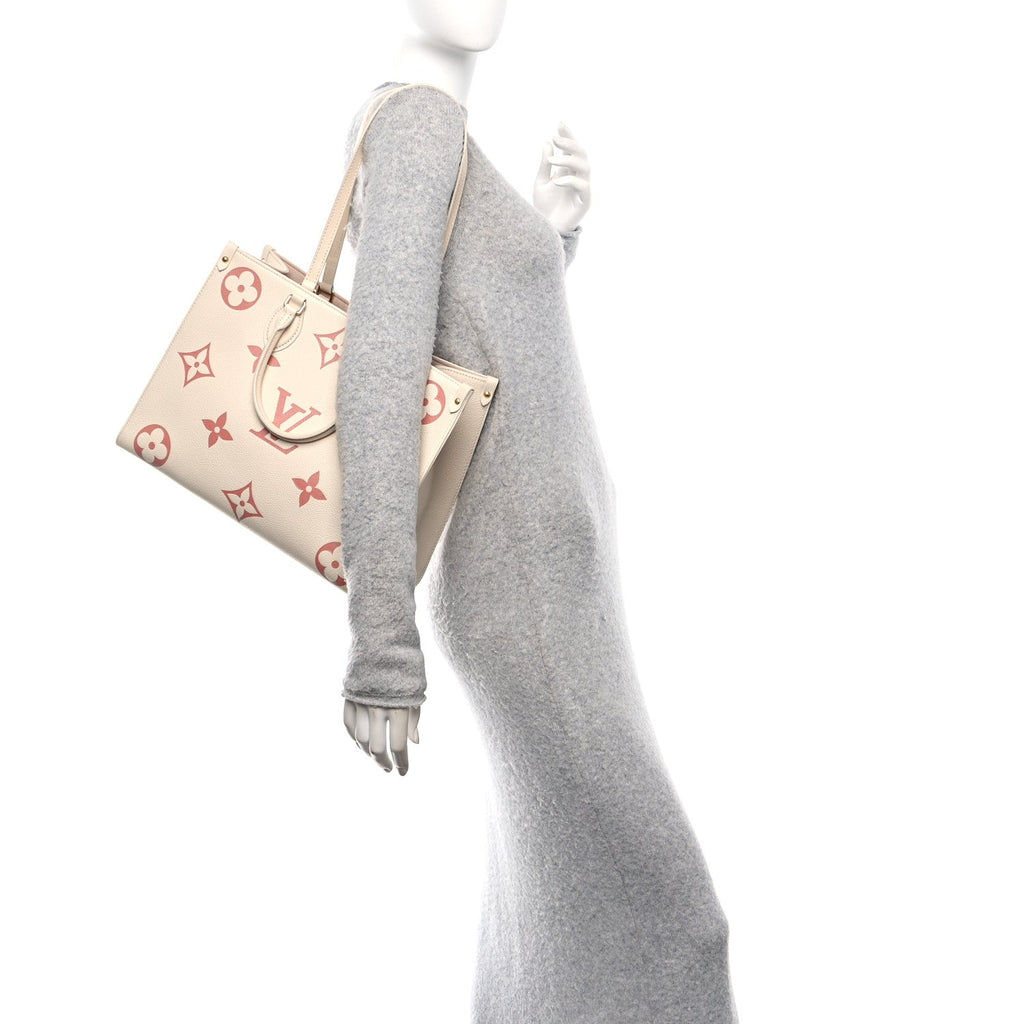 Empreinte Monogram Giant Onthego MM Creme Rose Trianon