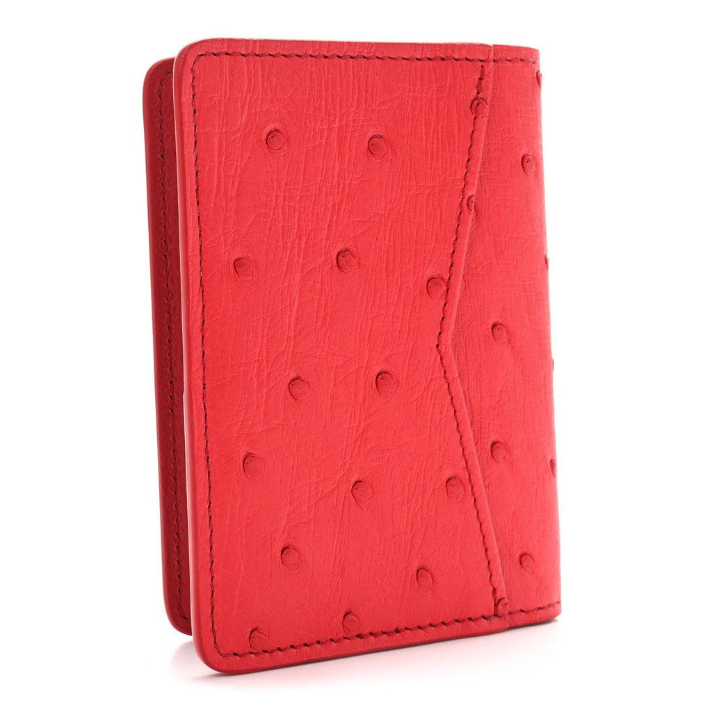 Ostrich Pocket Organizer Rouge