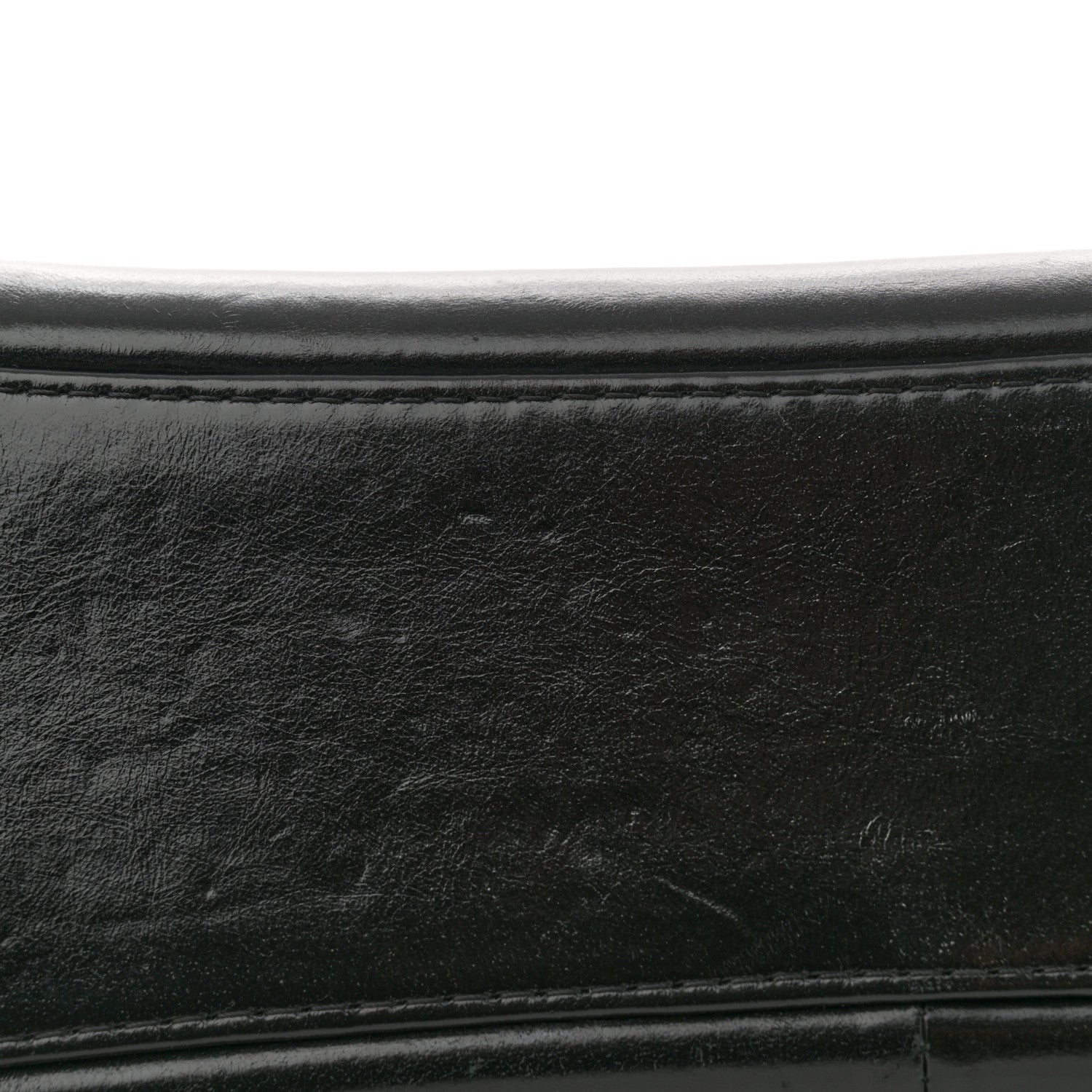 Aged Calfskin Quilted Medium Gabrielle Hobo Black