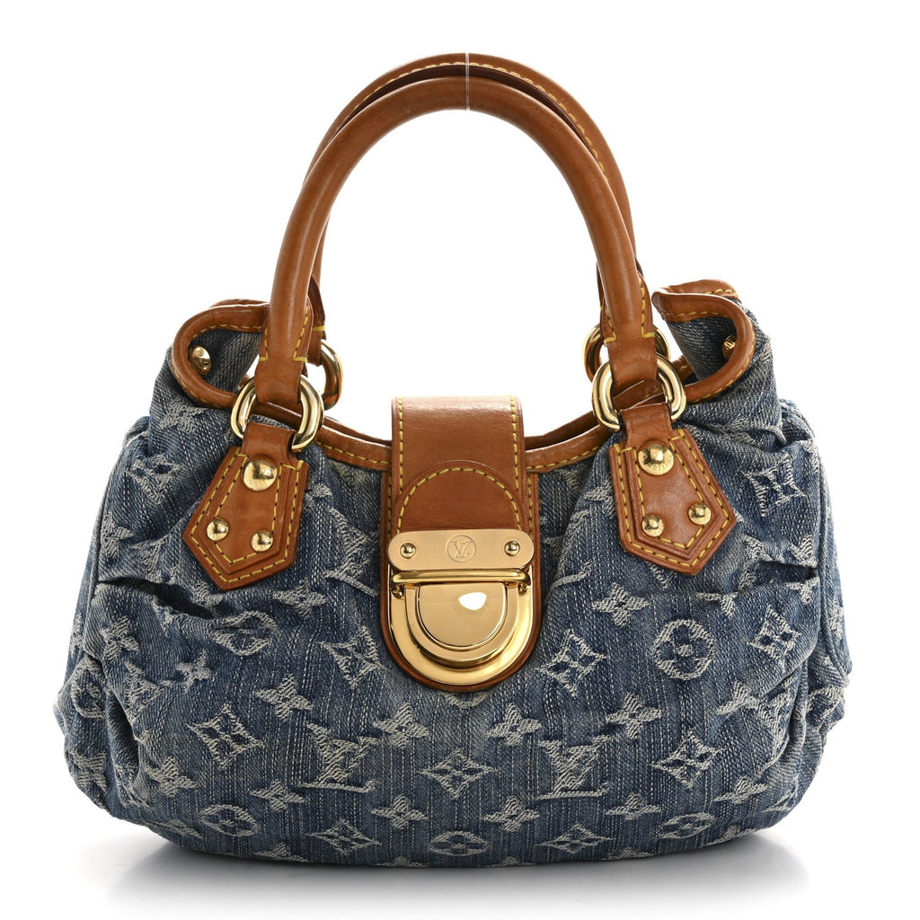 Monogram Denim Pleaty Blue