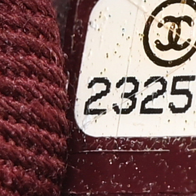 Calfskin Quilted Large Mad About Quilting Flap Burgundy