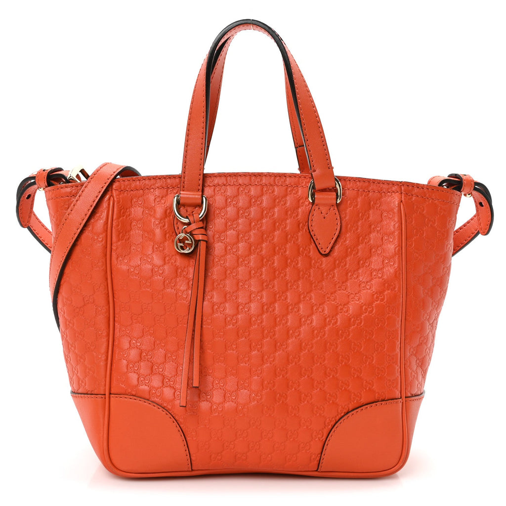 Microguccissima Small Bree Tote Sun Orange