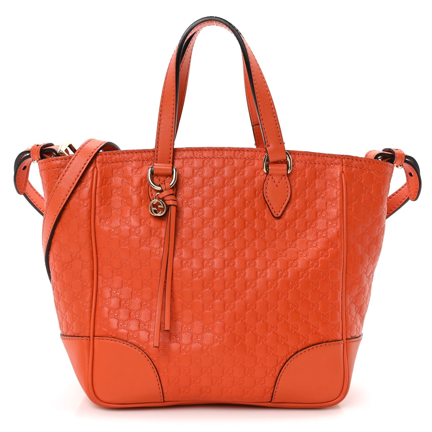 Microguccissima Small Bree Tote Sun Orange