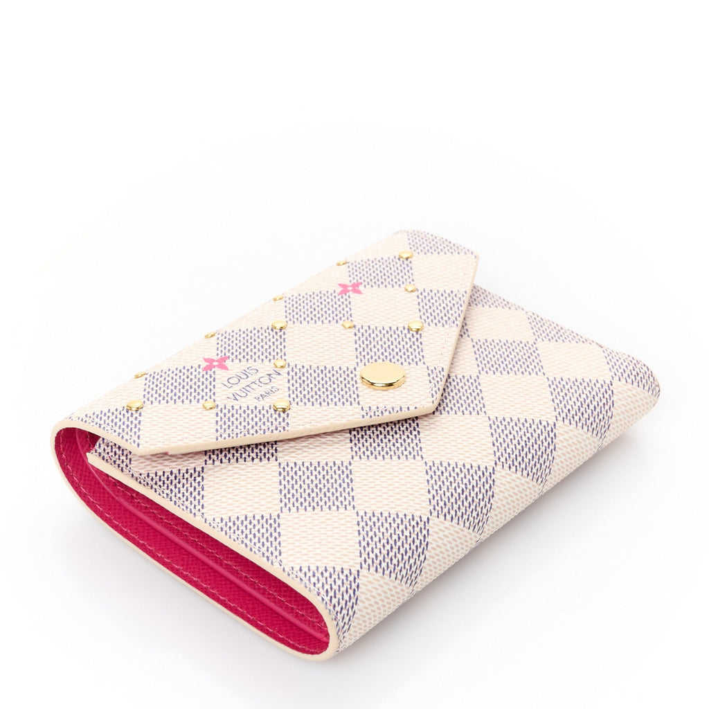 Damier Azur Studded Victorine Wallet