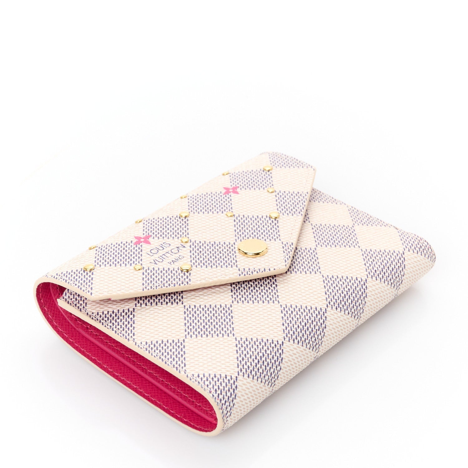 Damier Azur Studded Victorine Wallet