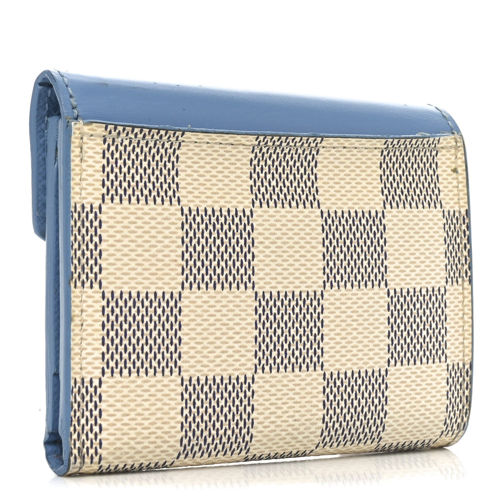 Damier Azur Zoe Wallet Bleuet