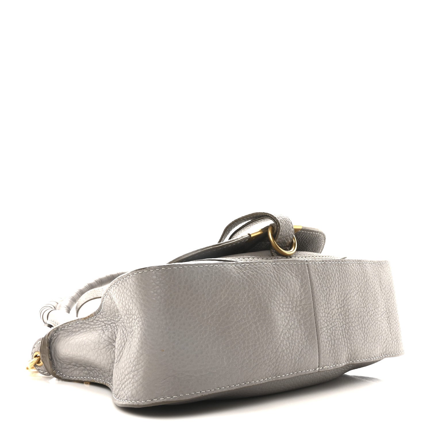 Calfskin Small Marcie Satchel Cashmere Grey
