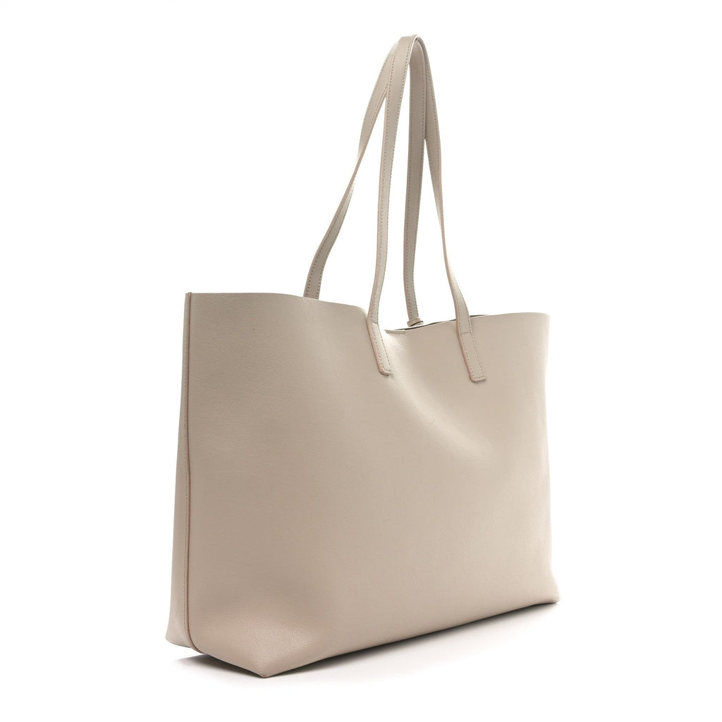 Calfskin Large Shopping Tote Dark Beige