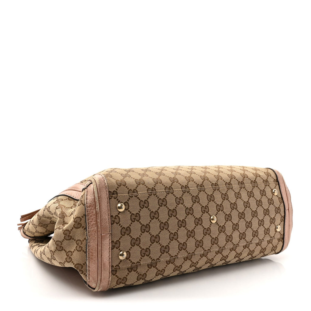 Monogram Cellarius Calfskin Medium Bella Tote Rose Gold