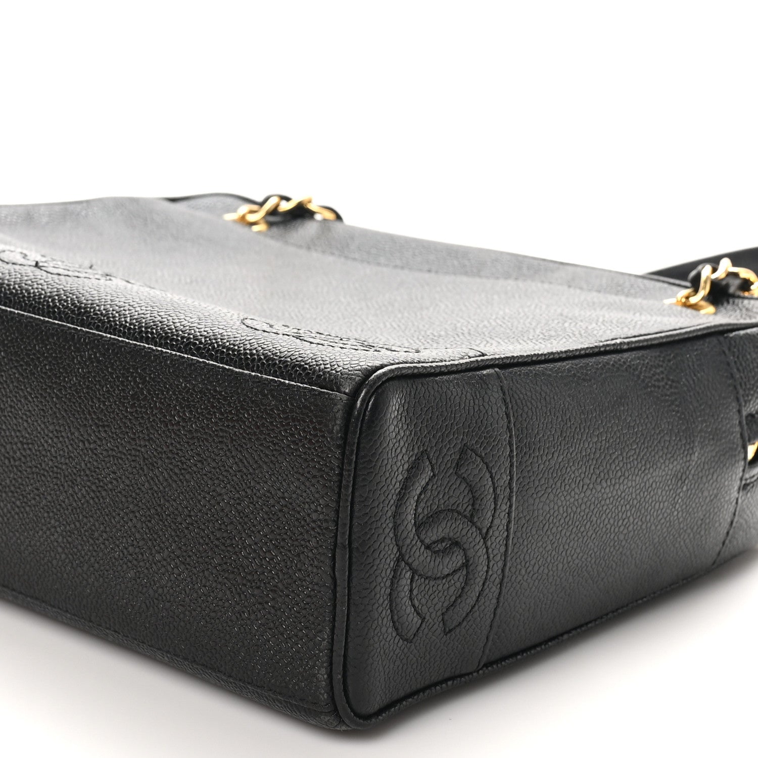 Caviar CC Shoulder Bag Black