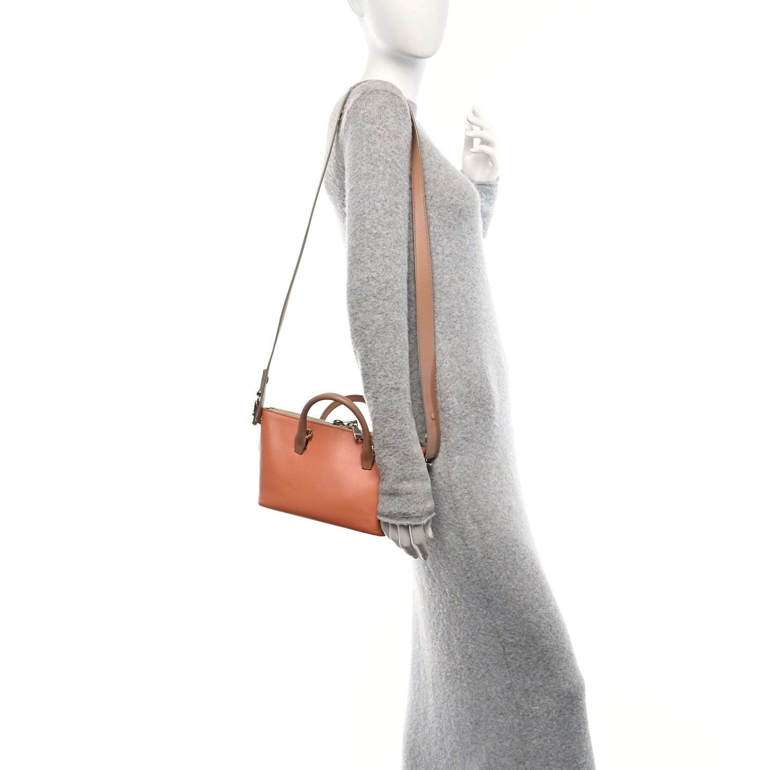 Smooth Calfskin Mini Baylee Tote Pink Nude