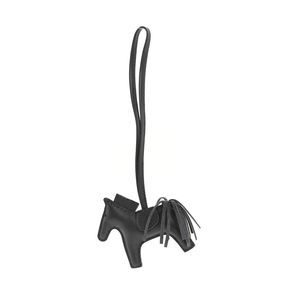 Milo Lambskin Grigri Rodeo Horse Bag Charm PM Ardoise
