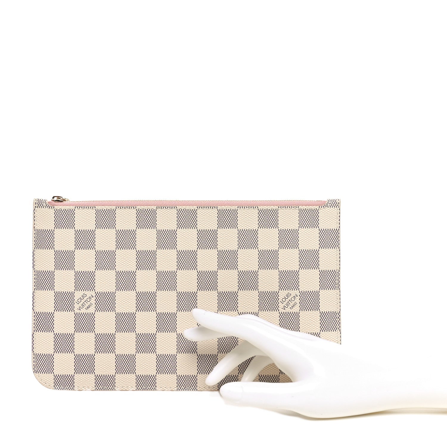 Damier Azur Neverfull MM GM Pochette Rose Ballerine