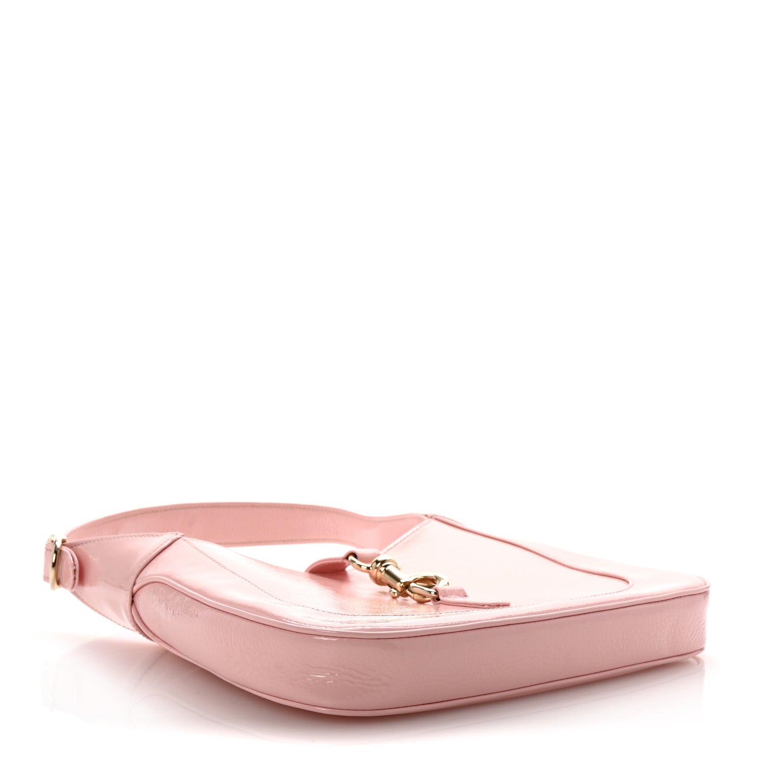 Patent Calfskin Small Jackie 1961 Hobo Light Pink