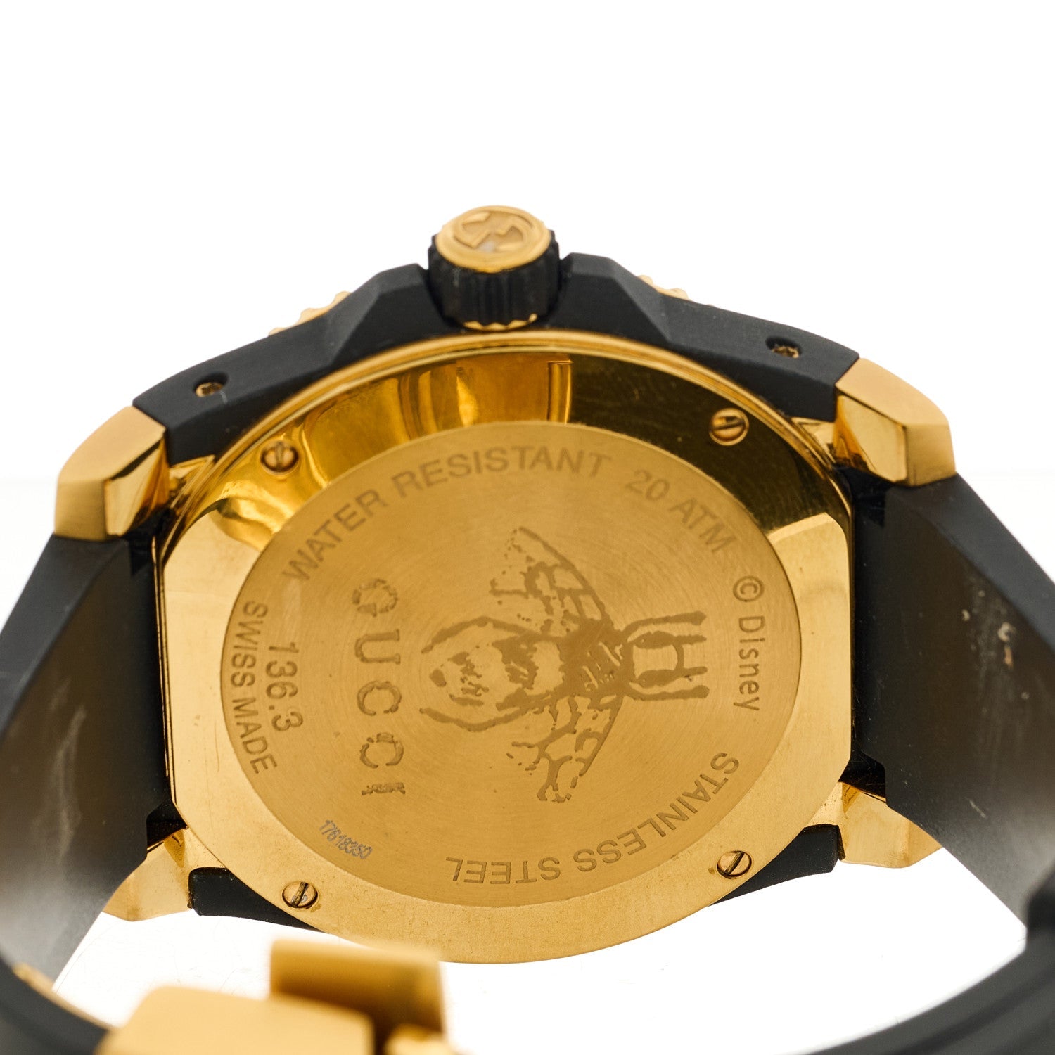 Stainless Steel Rubber 40mm Three Little Pigs Dive Quartz Watch