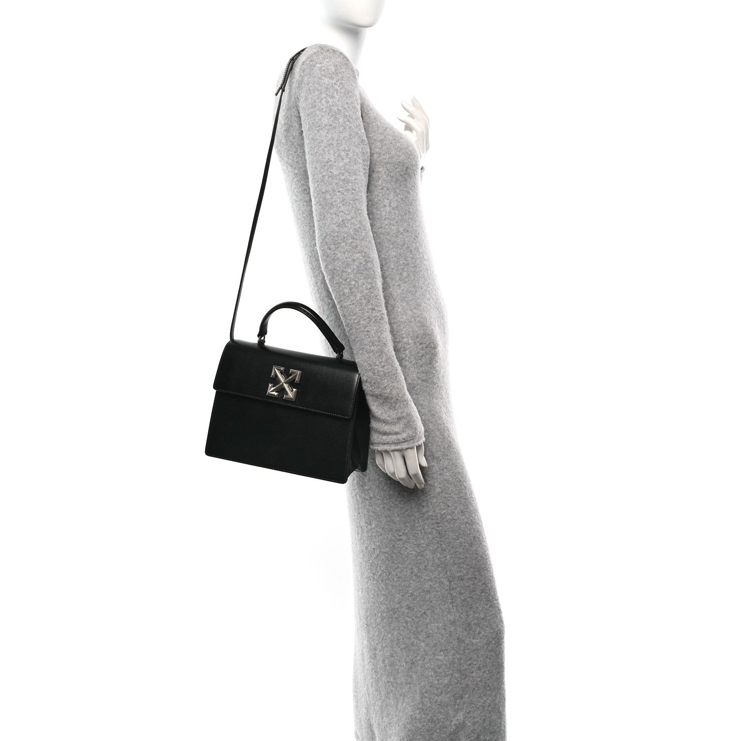 Calfskin 2.8 Jitney Bag Black